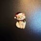 ヴィンテージ古着 クリスマス・キティ かわいい猫のブローチ