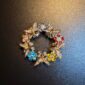 ヴィンテージ古着 Dazzle Wreath 蝶のリースブローチ